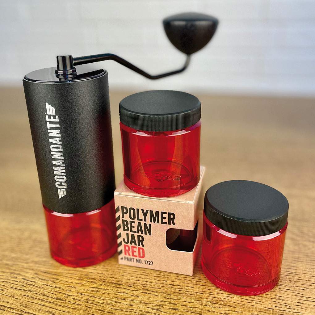 Comandante Polymer Bean Jar – Red