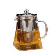 Glass Teapot + 4 Glass Cups set